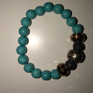 Hand beaded fashion bracelet
